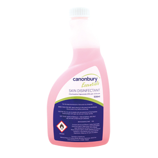 Canonbury Chlorhexidine Skin Spray 500ml (Without Trigger) 