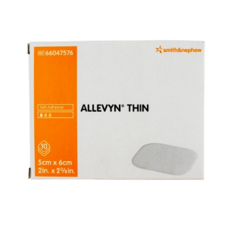 Allevyn Thin Wound Dressing 5cm x 6cm (10)