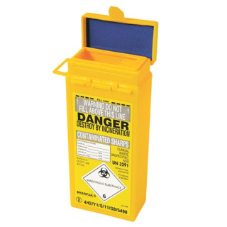 Sharps Box 0.6 Litre