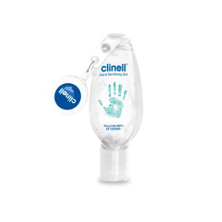Clinell Hand Sanitising Alcohol Gel With Extendable Clip 50ml
