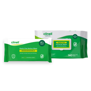 Clinell Universal Wipes Plastic Free Biodegradable
