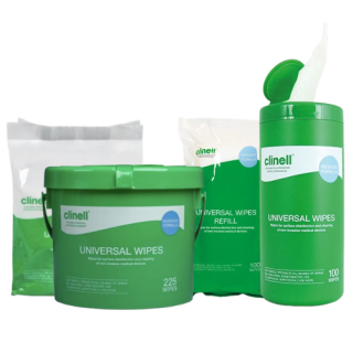 Clinell Universal Sanitising Wipes - Tub