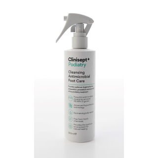 Clinisept+ Podiatry Foot Care 250ml With Trigger Spray