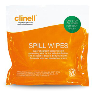Clinell Spill Wipes