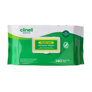 Clinell Universal Wipes Plastic Free (140)
