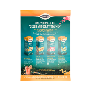 Dermatonics A3 Poster Green And Gold