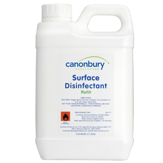 Canonbury Chlorhexidine Hard Surface Spray Refill (2 Litre)  Multi Buy (Pack Of 6)