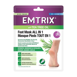 Emtrix Foot Mask With Tea Tree Oil (pack of 6)