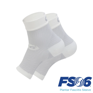 OrthoSleeve FS6 Foot Sleeve White