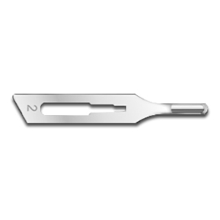 Kiato Plus Carbon Sterile Gouge Blade 2mm (100)