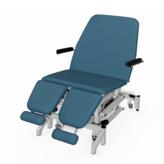 Plinth Bariatric Couch With Seat Tilt, Electric Backrest With Footswitch