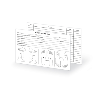Patient Record Cards Standard White