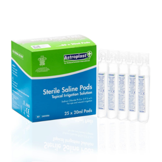 Sterile Saline Pods - 20ml X 25