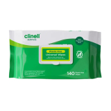 Clinell Universal Wipes Plastic Free (140)