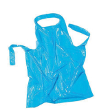 Economy Disposable Aprons On A Roll (200) BLUE
