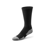 Dr Comfort Crew Socks Black Medium UK 8-9.5