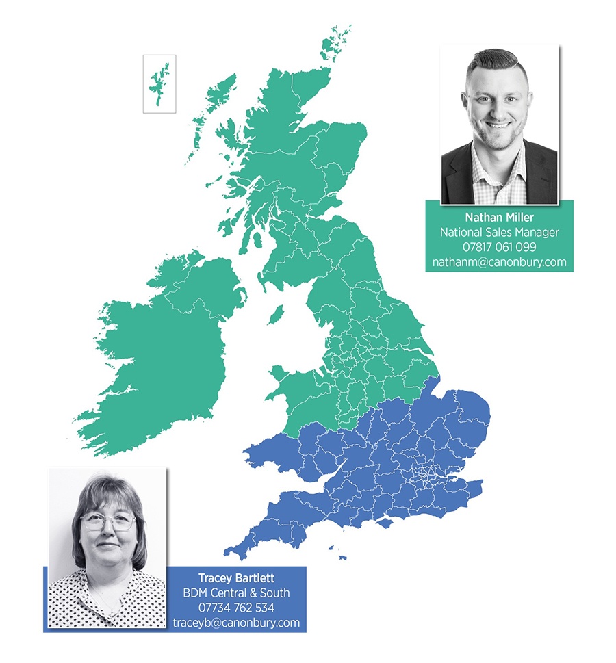 Map of the UK